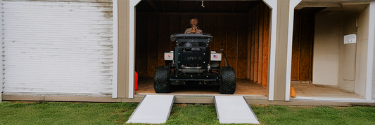 Why Every Shed Needs a Ramp: Make Storing Equipment Easier, Safer, and More Efficient