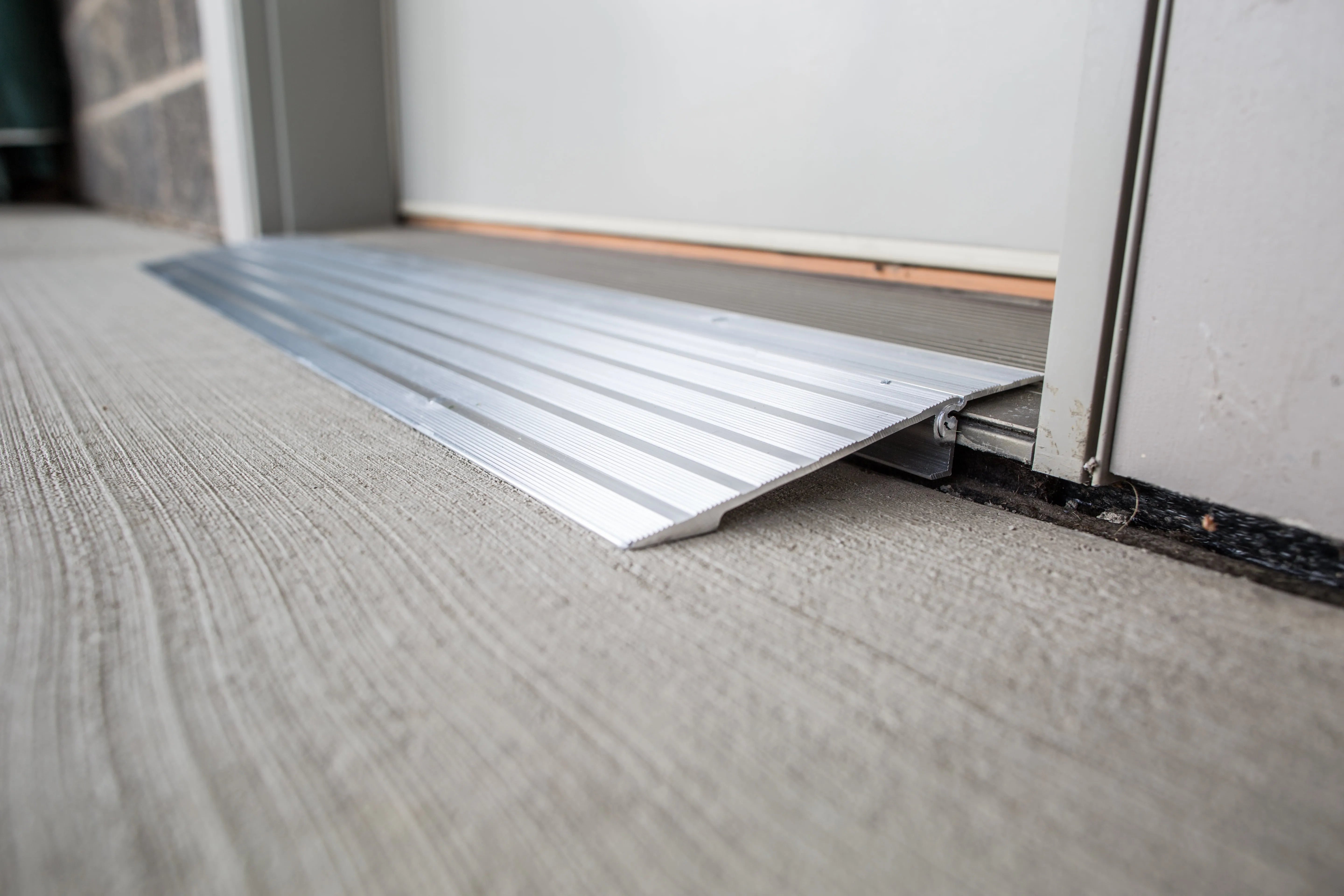 Two Step Ramp Inlet Modular Entry Ramp Installation
