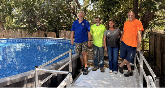 A Wish Come True: EZ-ACCESS Dealers Unite to Help a Lawton, Oklahoma Boy Access His Pool
