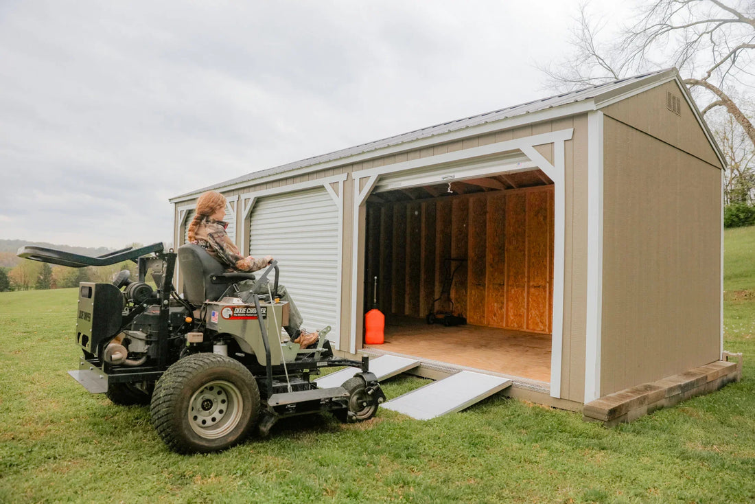 3 Ways a Shed Ramp Makes Yardwork Easier (and Safer)