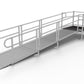 PATHWAY ALUMINUM WHEELCHAIR RAMP KIT STRAIGHT WITH 4' TOP PLATFORM