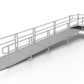 PATHWAY ALUMINUM WHEELCHAIR RAMP KIT STRAIGHT WITH 4' TOP PLATFORM