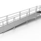 PATHWAY ALUMINUM WHEELCHAIR RAMP KIT STRAIGHT WITH 4' TOP PLATFORM