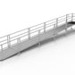 PATHWAY ALUMINUM WHEELCHAIR RAMP KIT STRAIGHT WITH 4' TOP PLATFORM