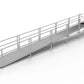 PATHWAY ALUMINUM WHEELCHAIR RAMP KIT STRAIGHT WITH 4' TOP PLATFORM