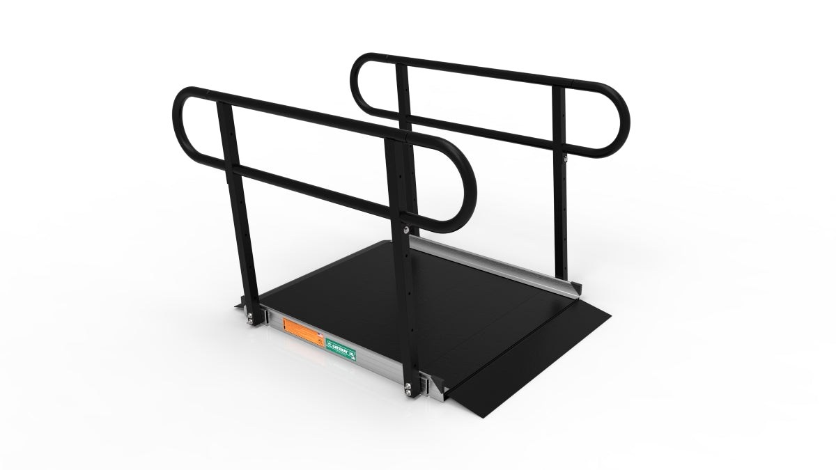 Three Sided Ramp GATEWAY® 3G Solid Surface Portable Ramp | 3g Warehouse