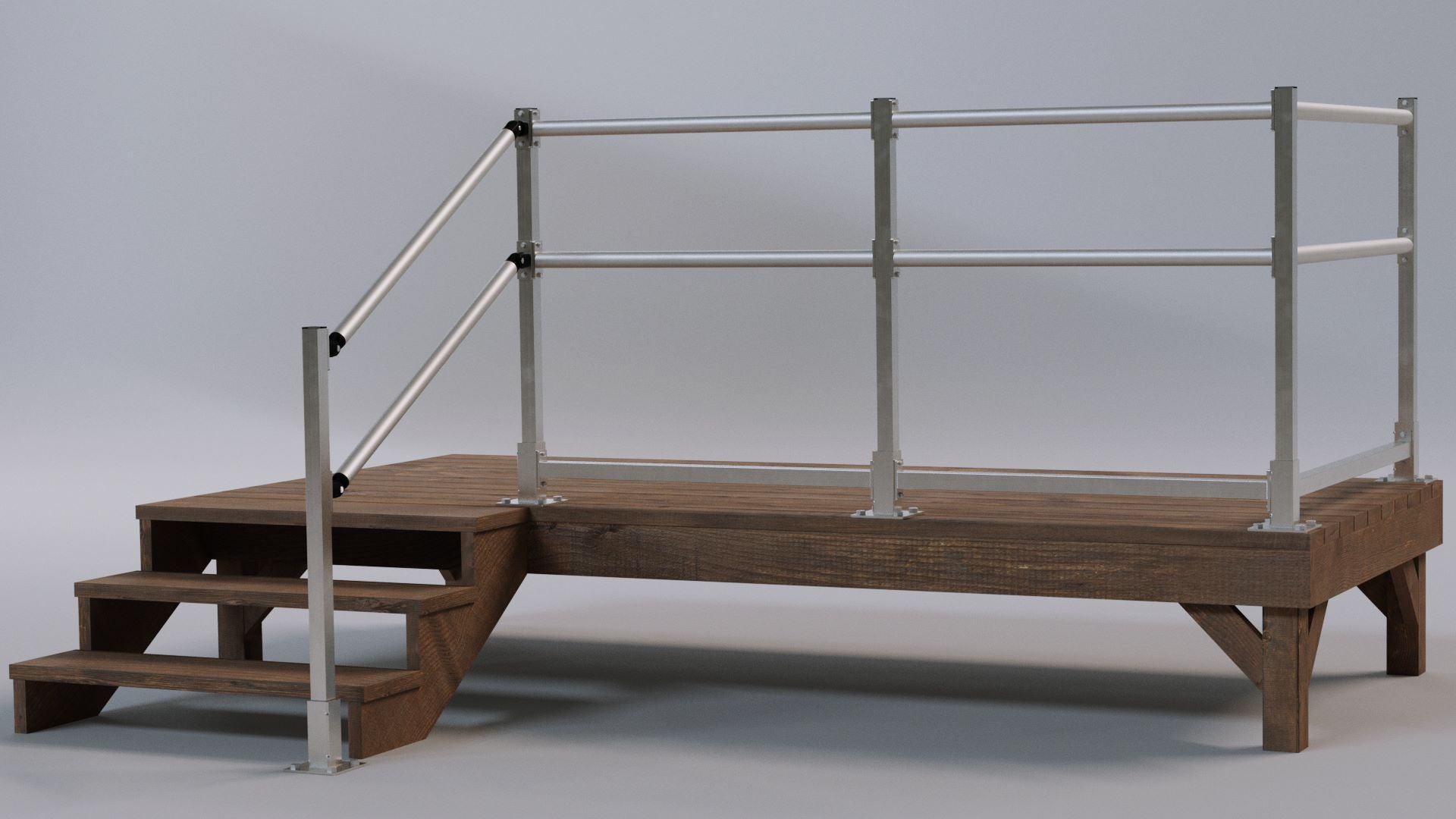 Prefab Railing Shipping Container Mesh Platforms & Railing | ABC