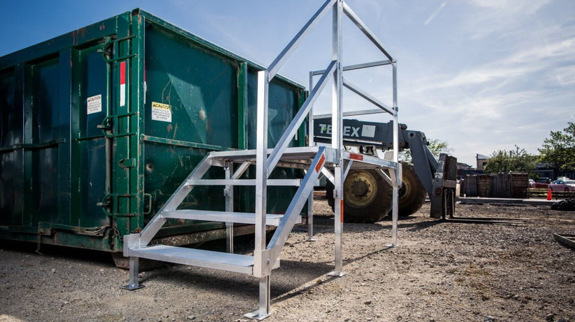 FORTRESS® OSHA Universal Aluminum Stair | Osha Stairs