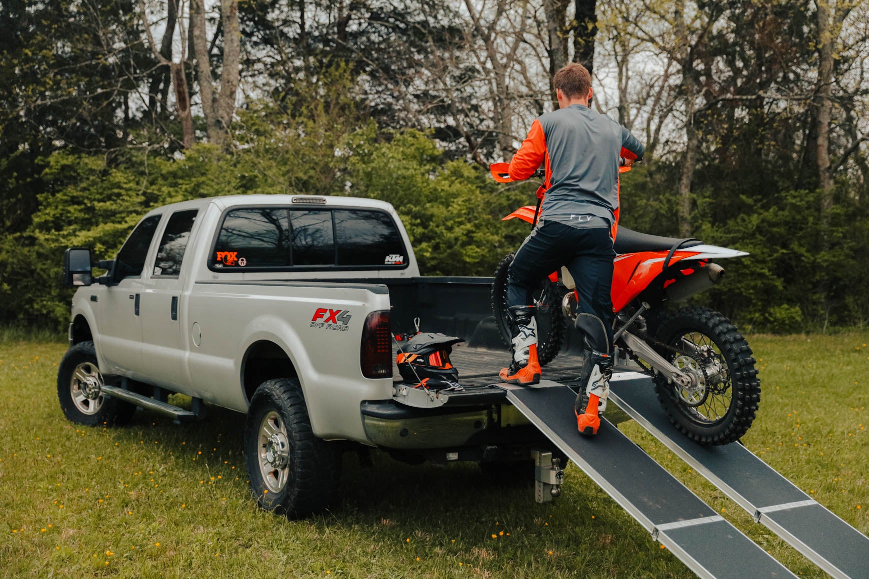 Side Loading Motorcycle Ramp Portable Loading Ramps (Made in USA) | EZ-ACCESS